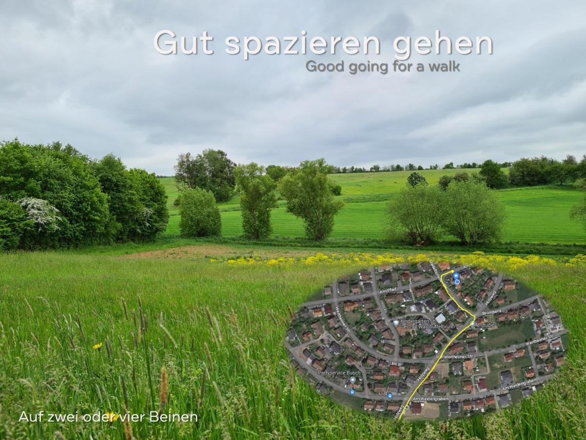 Lichtdurchflutetes Zimmer - Kaeppele Waldbuttelbrunn Екстериор снимка